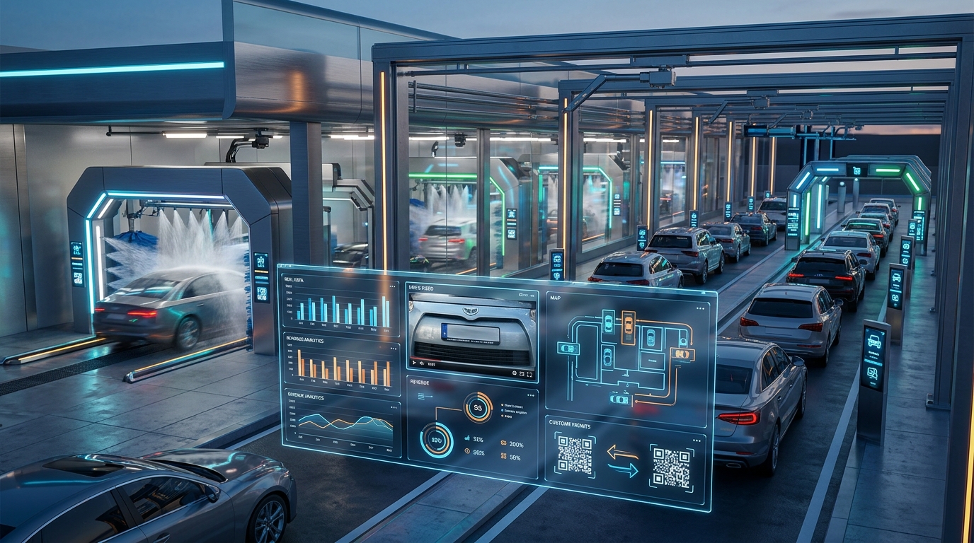 نظام إدارة مغاسل ومراكز خدمة السيارات المتكامل (Car Wash ERP)